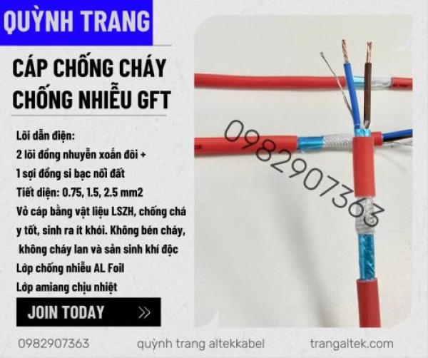 Cáp Chống Cháy – Chống Nhiễu GFT Altek Kabel