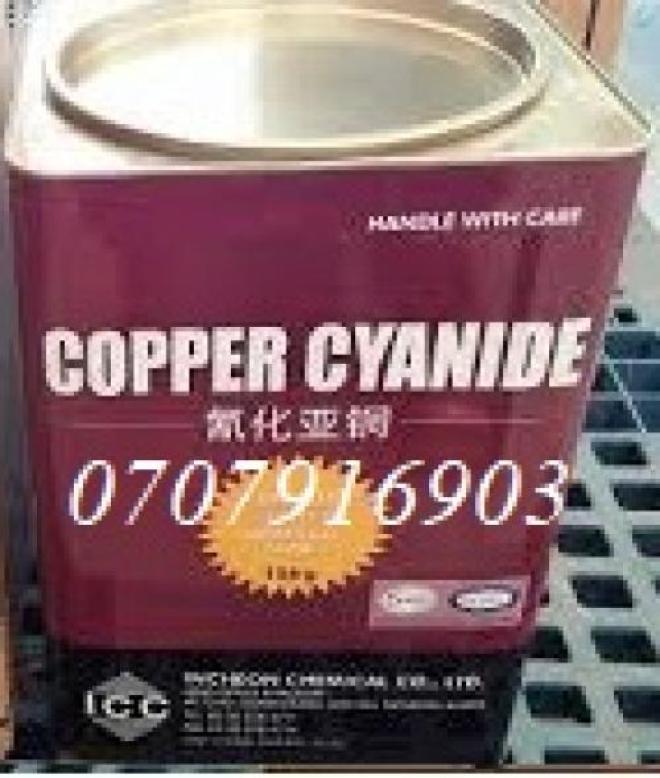 Copper Cyanide CuCN phụ gia xi mạ, mạ đồng