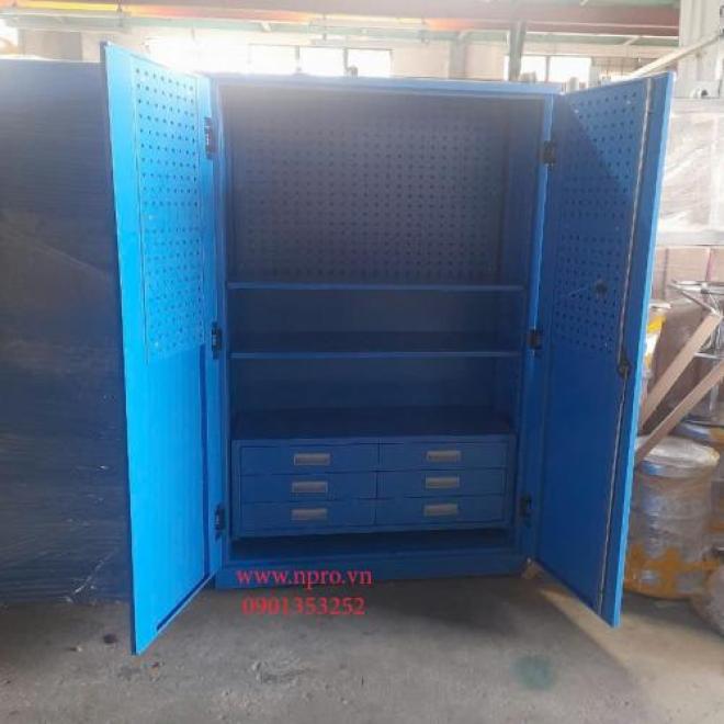 Tủ dụng cụ 6 ngăn 2 cánh KT: 1000Wx500Dx1800Hmm Tủ dụng cụ 6 ngăn 2 cánh KT: 1000Wx500Dx1800Hmm