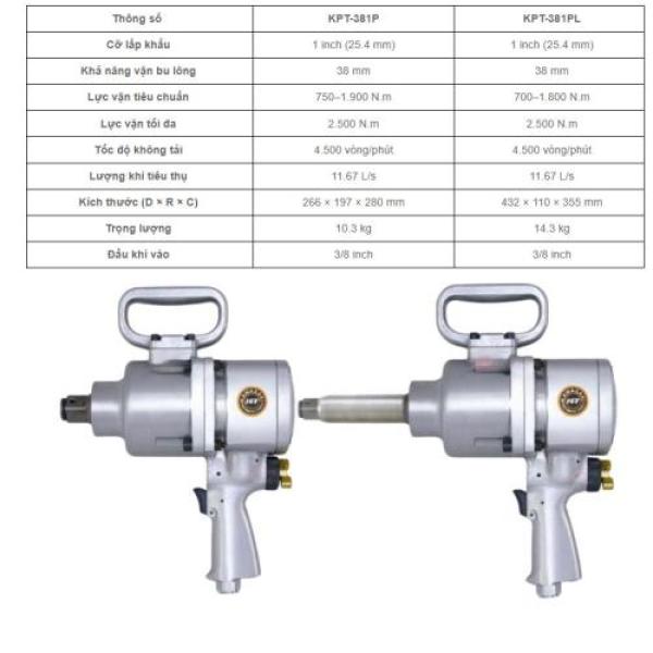 Súng siết bu lông dùng khí nén 1” Toku MI-42GS Súng siết bu lông dùng khí nén 1” Toku MI-42GS