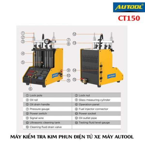 Máy Nạp Ga Điều Hòa Xe Ô Tô Tự Động Autool LM707 Máy Nạp Ga Điều Hòa Xe Ô Tô Tự Động Autool LM707