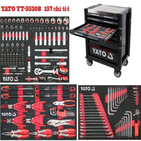 Tủ đồ nghề 6 ngăn 185 chi tiết Yato YT-55307 Tủ đồ nghề 6 ngăn 185 chi tiết Yato YT-55307