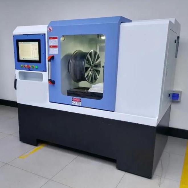 Máy phay mặt mâm la răng xe ô tô công nghệ AI tiếng việt SNY9800