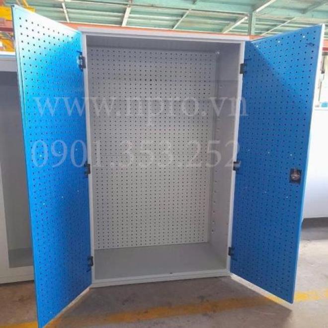 Tủ treo đồ nghề 2 cánh KT: W1000xD510xH1800mm Tủ treo đồ nghề 2 cánh KT: W1000xD510xH1800mm
