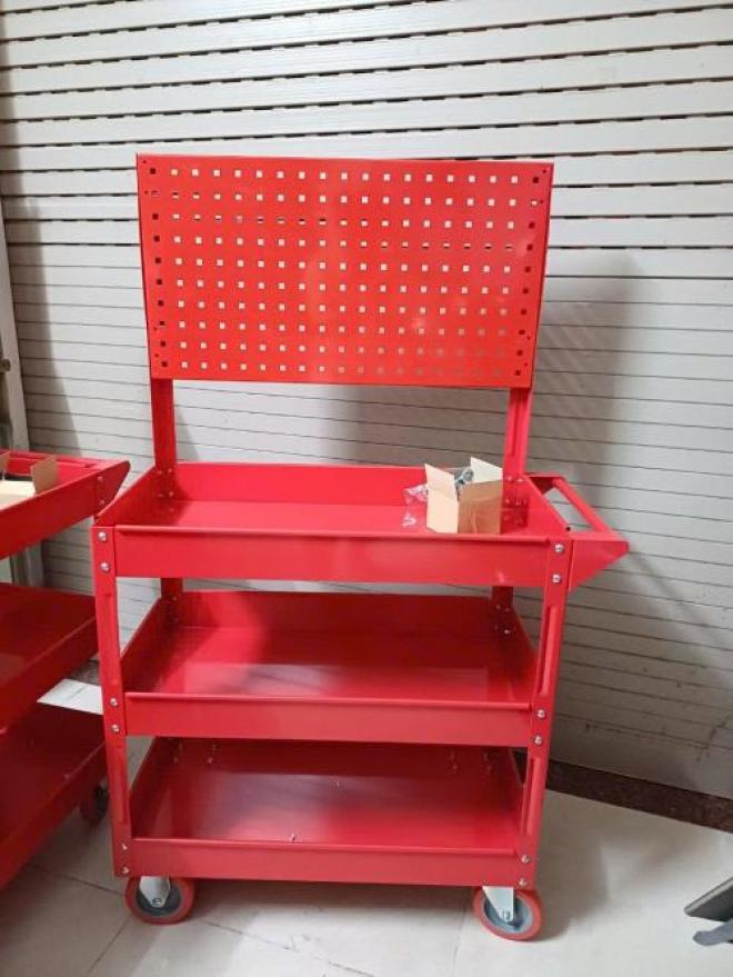 Xe đẩy 3 ngăn – bảng treo cơ khí