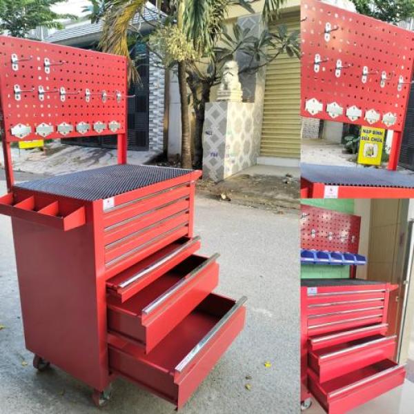 Xe đẩy 3 ngăn – bảng treo cơ khí