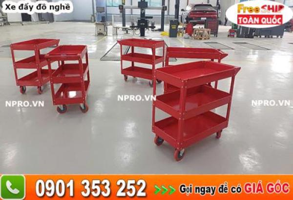 Xe đẩy, kệ đồ nghề kết hợp bảng treo Xe đẩy, kệ đồ nghề kết hợp bảng treo