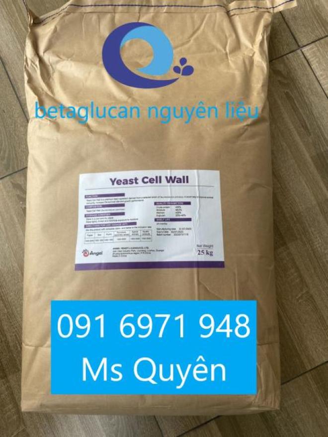 Yeast Cell Wall betaglucan nguyên liệu cho tôm cá bao 25kg Yeast Cell Wall betaglucan nguyên liệu cho tôm cá bao 25kg