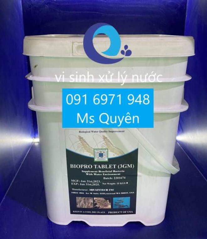 Men vi sinh viên 3g Bio Tablet xử lý nước, đáy ao hồ koi, ao tôm cá Men vi sinh viên 3g Bio Tablet xử lý nước, đáy ao hồ koi, ao tôm cá