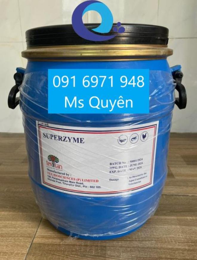 Enzyme tẩy nhớt, cắt tảo, xử lý nước ao tôm cá SUPERZYME Enzyme tẩy nhớt, cắt tảo, xử lý nước ao tôm cá SUPERZYME
