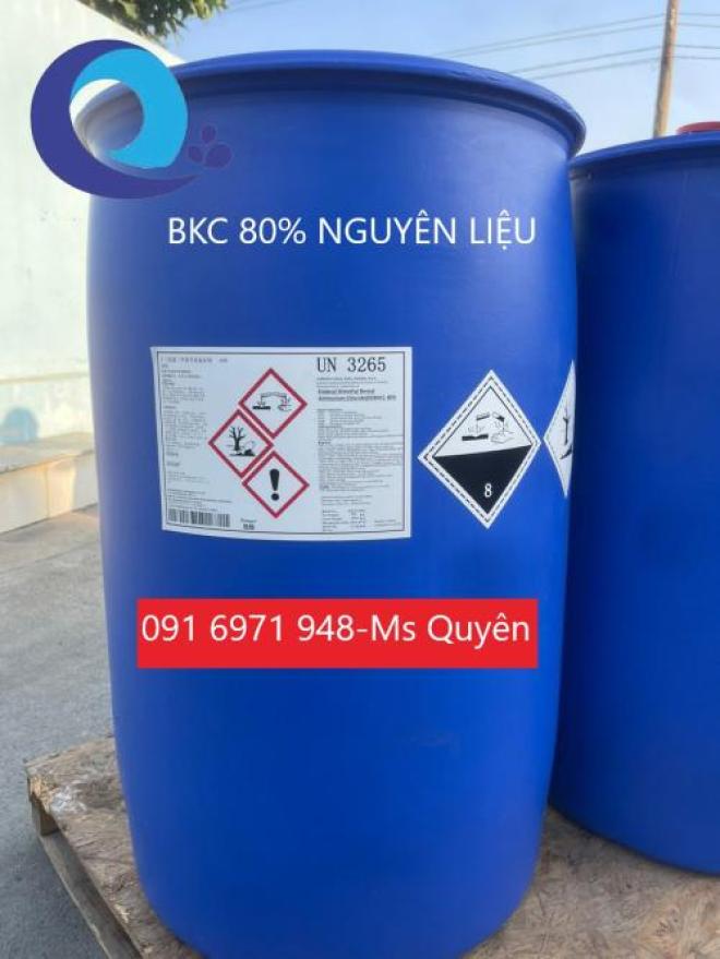 Mua bán sỉ BKC 80% nguyên liệu phuy 200kg Trung Quốc