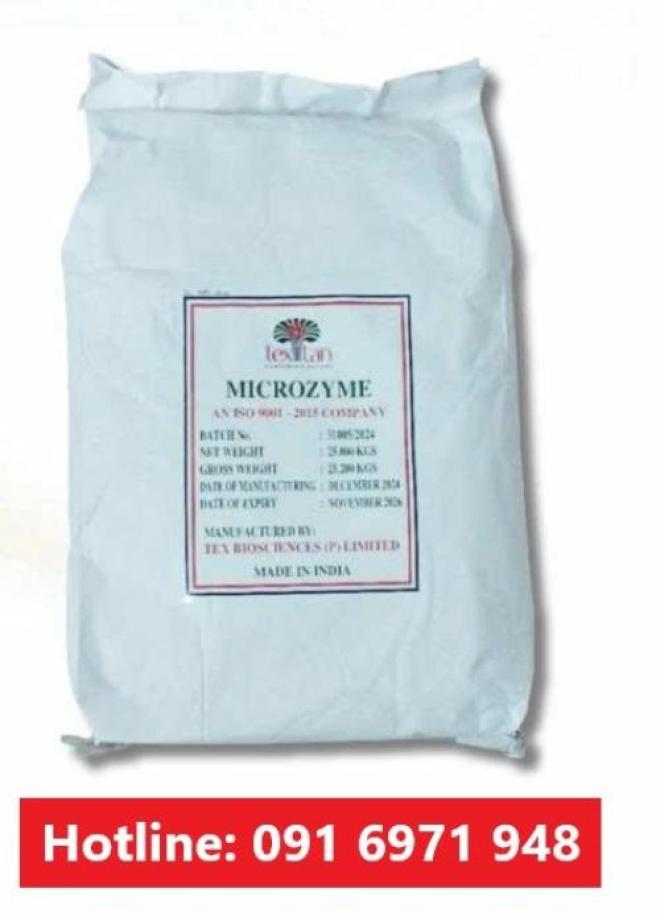 Enzyme cho tôm ăn nhanh lớn, enzyme cắt tảo Microzyme