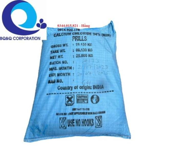 Khoáng CaCl2 nguyên liệu, bổ sung khoáng cho ao nuôi