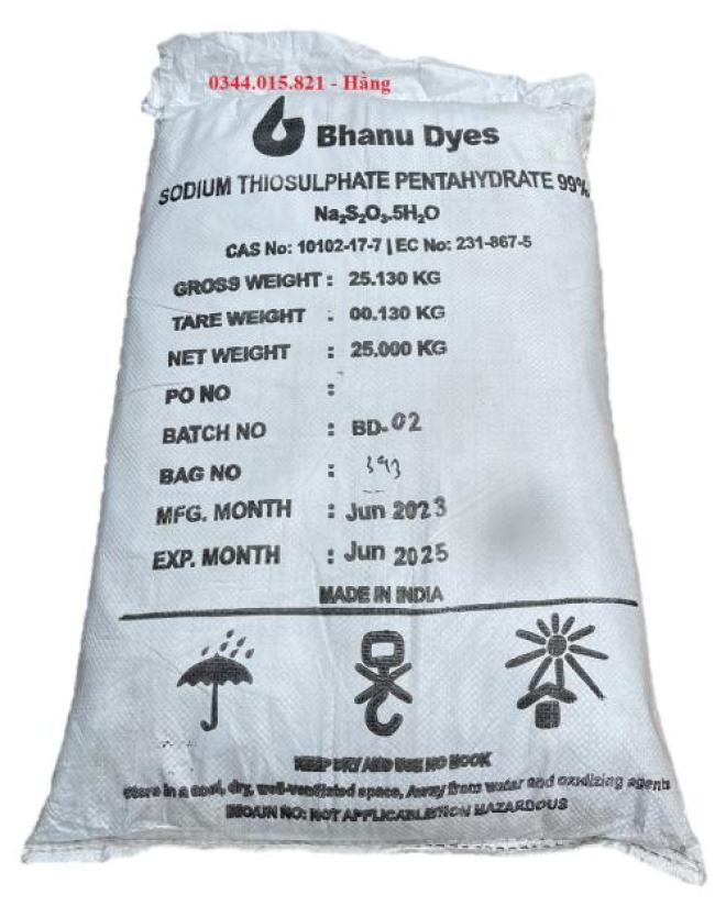 Sodium Thiosulfate hạt lớn, hạt nhỏ, trung hòa clorine, khử độc tố trong ao nuôi