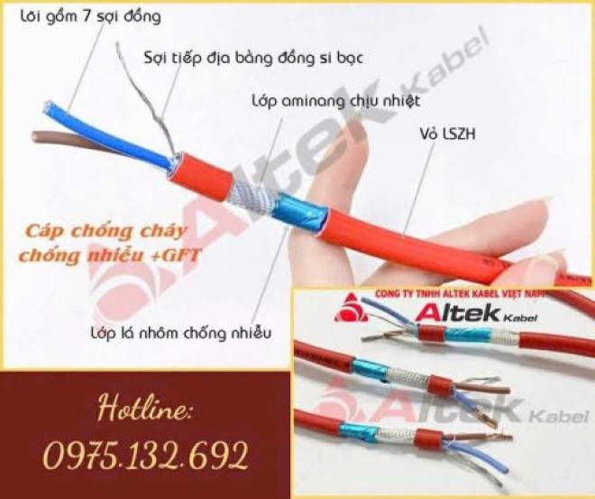 Cáp Chống Cháy, Chống Nhiễu GFT Altek Kabel HN, HCM, ĐN