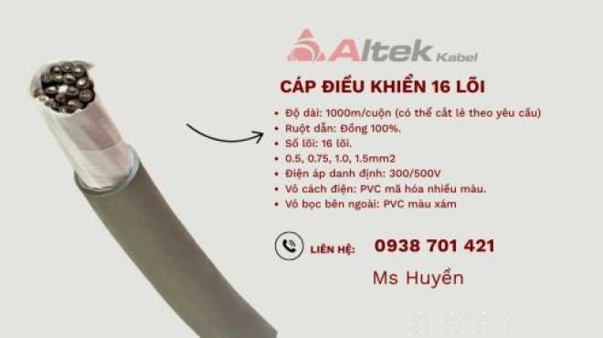 CÁP ĐIỀU KHIỂN ALTEK KABEL CÁP ĐIỀU KHIỂN ALTEK KABEL