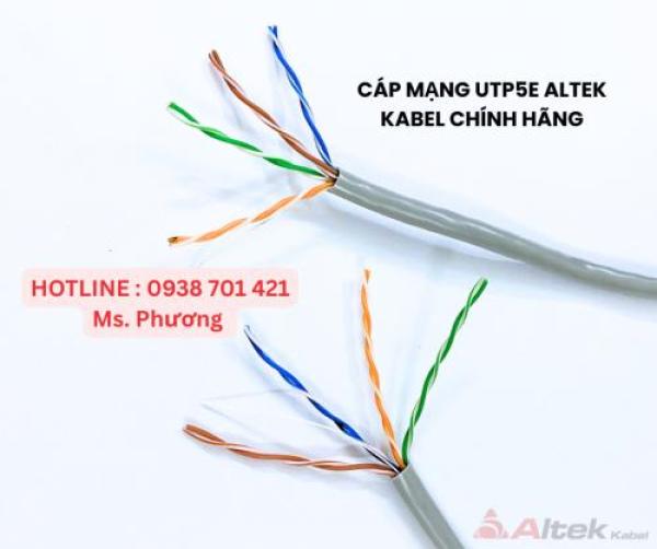 CÁP MẠNG UTP5E ALTEK KABEL CHÍNH HÃNG