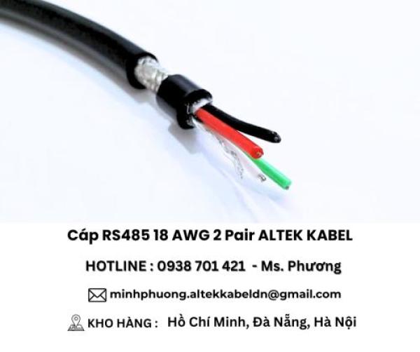 Cáp RS485 18 AWG 2 Pair ALTEK KABEL Đà Nẵng, Hà Nội, Hồ Chí Minh Cáp RS485 18 AWG 2 Pair ALTEK KABEL Đà Nẵng, Hà Nội, Hồ Chí Minh