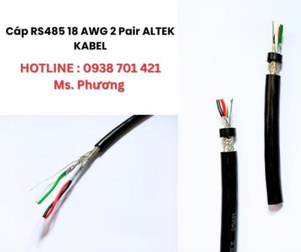 Cáp RS485 18 AWG 2 Pair ALTEK KABEL Đà Nẵng, Hà Nội, Hồ Chí Minh Cáp RS485 18 AWG 2 Pair ALTEK KABEL Đà Nẵng, Hà Nội, Hồ Chí Minh