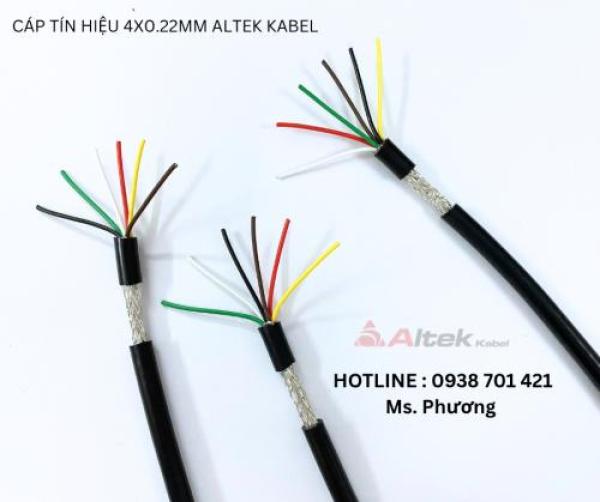 Cáp tín hiệu 4x0.22mm Altek Kabel Đà Nẵng, Hà Nội, Hồ Chí Minh Cáp tín hiệu 4x0.22mm Altek Kabel Đà Nẵng, Hà Nội, Hồ Chí Minh