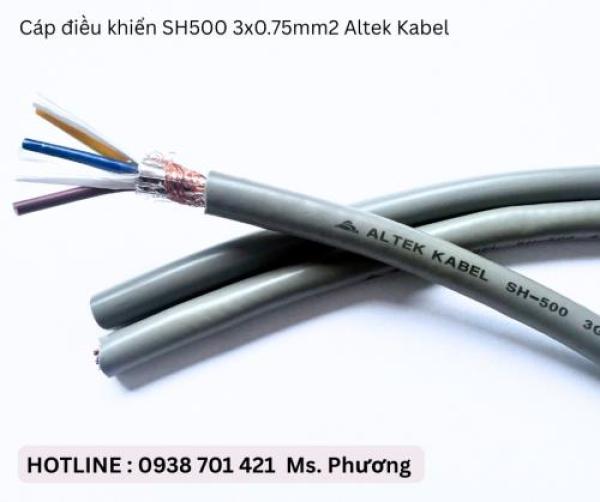 Cáp điều khiển SH500 3x0.75mm2 Altek Kabel Đà Nẵng, Hà Nội, Hồ Chí Minh Cáp điều khiển SH500 3x0.75mm2 Altek Kabel Đà Nẵng, Hà Nội, Hồ Chí Minh