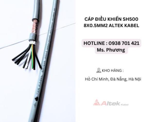 Cáp điều khiển SH500 8x0.5mm2 Altek Kabel Đà Nẵng, Hà Nội, Hồ Chí Minh Cáp điều khiển SH500 8x0.5mm2 Altek Kabel Đà Nẵng, Hà Nội, Hồ Chí Minh