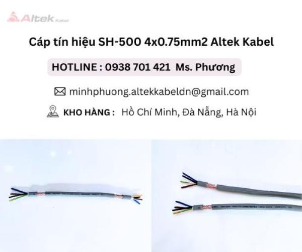 Cáp tín hiệu SH-500 4x0.75mm2 Altek Kabel Đà Nẵng, Hà Nội, Hồ Chí Minh Cáp tín hiệu SH-500 4x0.75mm2 Altek Kabel Đà Nẵng, Hà Nội, Hồ Chí Minh