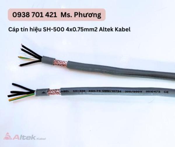 Cáp tín hiệu SH-500 4x0.75mm2 Altek Kabel Đà Nẵng, Hà Nội, Hồ Chí Minh Cáp tín hiệu SH-500 4x0.75mm2 Altek Kabel Đà Nẵng, Hà Nội, Hồ Chí Minh