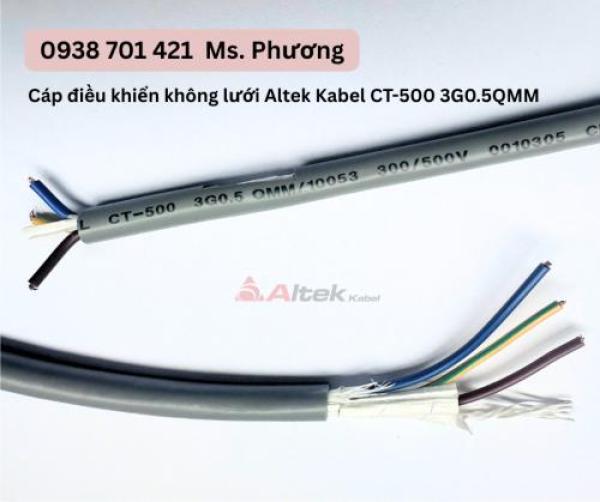 Cáp điều khiển không lưới Altek Kabel CT-500 3G0.5QMM Đà Nẵng, Hà Nội, Hồ Chí Minh Cáp điều khiển không lưới Altek Kabel CT-500 3G0.5QMM Đà Nẵng, Hà Nội, Hồ Chí Minh