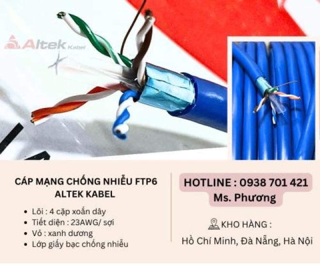 Cáp mạng chống nhiễu FTP6 Altek Kabel Đà Nẵng, Hà Nội, Hồ Chí Minh Cáp mạng chống nhiễu FTP6 Altek Kabel Đà Nẵng, Hà Nội, Hồ Chí Minh