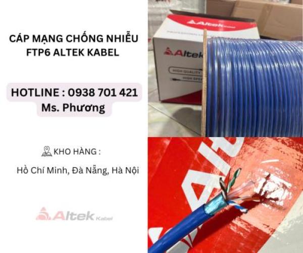 Cáp mạng chống nhiễu FTP6 Altek Kabel Đà Nẵng, Hà Nội, Hồ Chí Minh Cáp mạng chống nhiễu FTP6 Altek Kabel Đà Nẵng, Hà Nội, Hồ Chí Minh
