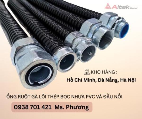 Ống ruột gà lõi thép bọc nhựa PVC và đầu nối tại Đà Nẵng, Hà Nội, Hồ Chí Minh Ống ruột gà lõi thép bọc nhựa PVC và đầu nối tại Đà Nẵng, Hà Nội, Hồ Chí Minh
