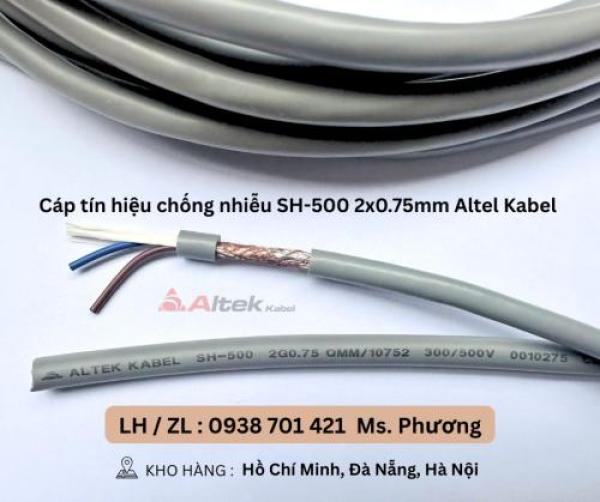 Cáp tín hiệu chống nhiễu SH-500 2x0.75mm Altel Kabel Đà Nẵng, Hà Nội, Hồ Chí Minh