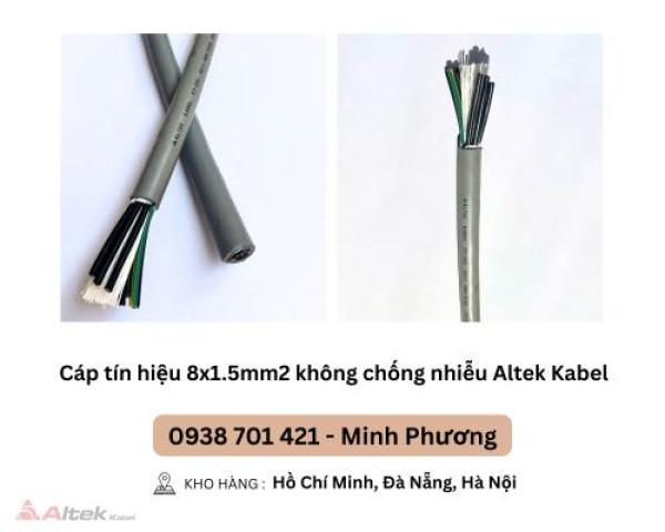 Cáp tín hiệu 8x1.5mm2 không chống nhiễu Altek Kabel Đà Nẵng, Hà Nội, Quảng Trị