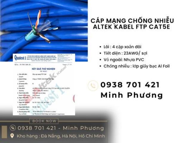 Cáp mạng chống nhiễu ftp cat6 Altek Kabel Đà Nẵng, Đắk Lắk, Gia Lai Cáp mạng chống nhiễu ftp cat6 Altek Kabel Đà Nẵng, Đắk Lắk, Gia Lai