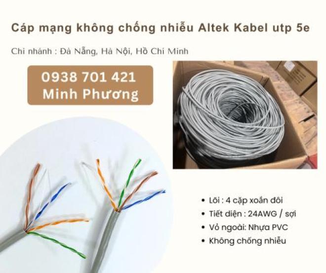 Cáp mạng không chống nhiễu Altek Kabel utp 5e Khánh Hòa – Bình Định – Gia Lai