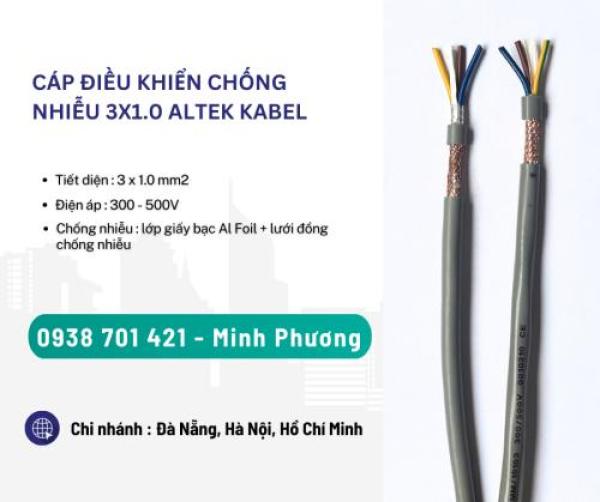 Cáp điều khiển chống nhiễu 3x1.0 Quãng Bình, Quảng Nam, Thanh Hóa
