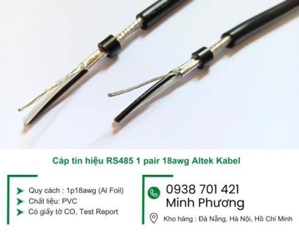 Cáp tín hiệu RS485 1 pair 18awg Altek Kabel Khánh Hòa, Ninh Thuận, Bình Thuận Cáp tín hiệu RS485 1 pair 18awg Altek Kabel Khánh Hòa, Ninh Thuận, Bình Thuận