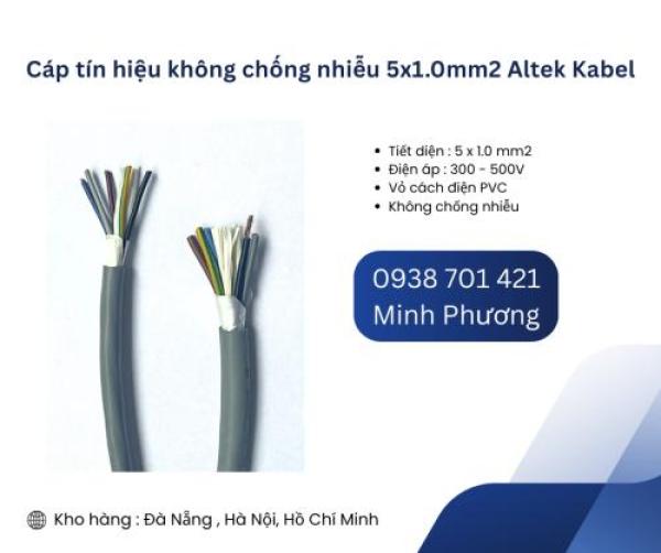 Cáp tín hiệu không chống nhiễu 5x1.0mm2 Altek Kabel Đà Nẵng, Khánh Hòa, Đắk Lắk
