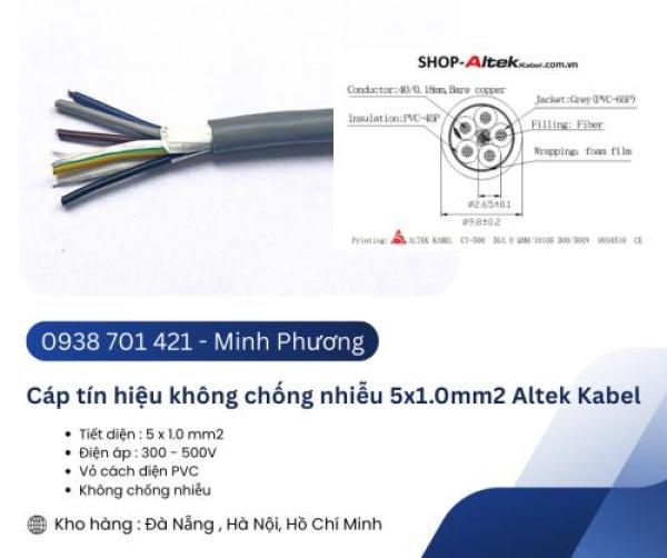 Cáp tín hiệu không chống nhiễu 5x1.0mm2 Altek Kabel Đà Nẵng, Khánh Hòa, Đắk Lắk