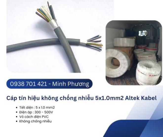 Cáp tín hiệu không chống nhiễu 5x1.0mm2 Altek Kabel Đà Nẵng, Khánh Hòa, Đắk Lắk