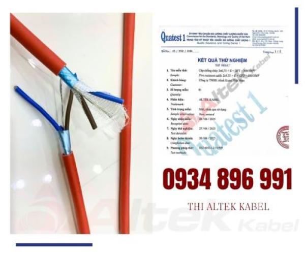 Dây cáp chống cháy chống nhiễu 2×1.5+E+GFT Altek Kabel – Hàng sẵn kho