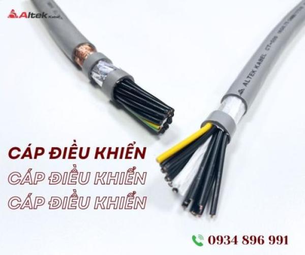 Cáp điều khiển 16x0.5mm2 Altek Kabel – có lưới chống nhiễu