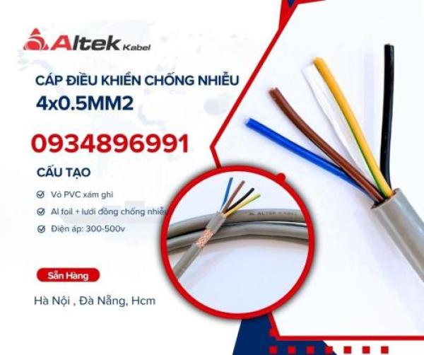 Cáp điều khiển 4x0.5 Altek Kabel Hà Nội, Đà Nẵng, Hồ Chí Minh Cáp điều khiển 4x0.5 Altek Kabel Hà Nội, Đà Nẵng, Hồ Chí Minh