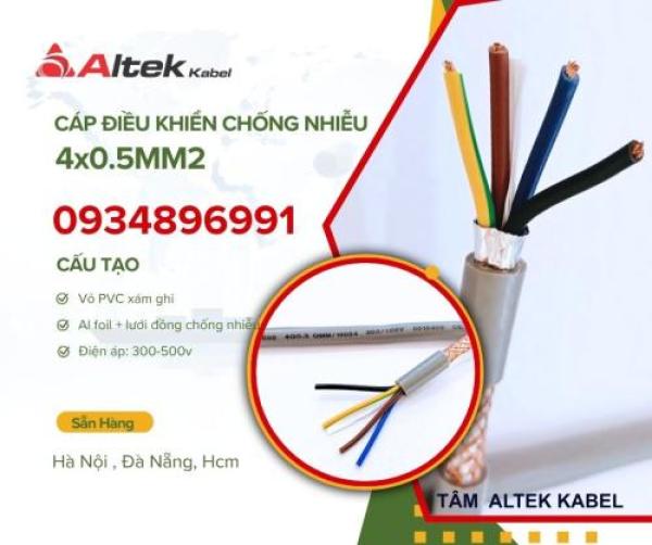 Cáp điều khiển 4x0.5 Altek Kabel Hà Nội, Đà Nẵng, Hồ Chí Minh Cáp điều khiển 4x0.5 Altek Kabel Hà Nội, Đà Nẵng, Hồ Chí Minh