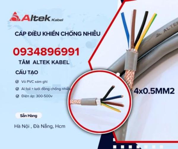 Cáp điều khiển 4x0.5 Altek Kabel Hà Nội, Đà Nẵng, Hồ Chí Minh Cáp điều khiển 4x0.5 Altek Kabel Hà Nội, Đà Nẵng, Hồ Chí Minh
