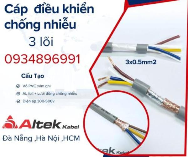 Cáp tín hiệu chống nhiễu 6x 0.22mm²- Altek Kabel Hồ Chí Minh Cáp tín hiệu chống nhiễu 6x 0.22mm²- Altek Kabel Hồ Chí Minh