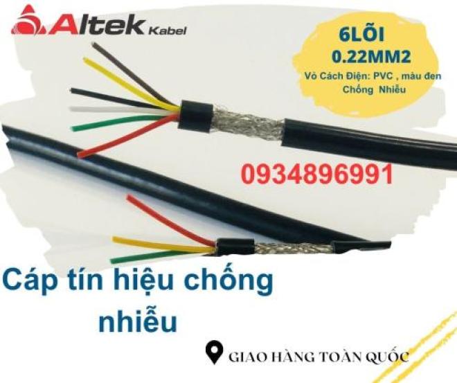 Cáp tín hiệu chống nhiễu 6x 0.22mm²- Altek Kabel Hồ Chí Minh Cáp tín hiệu chống nhiễu 6x 0.22mm²- Altek Kabel Hồ Chí Minh