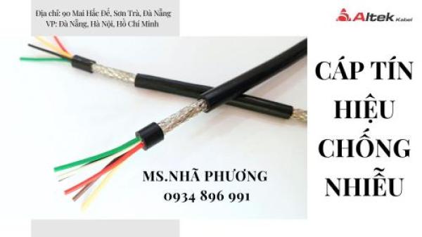 CÁP TÍN HIỆU CHỐNG NHIỄU ALTEK KABEL 2/4/6/8 LÕI 0.22 MM2 CÁP TÍN HIỆU CHỐNG NHIỄU ALTEK KABEL 2/4/6/8 LÕI 0.22 MM2