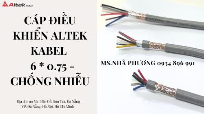 CÁP ĐIỀU KHIỂN 6 X 0.75 MM2 ALTEK KABEB CÁP ĐIỀU KHIỂN 6 X 0.75 MM2 ALTEK KABEB